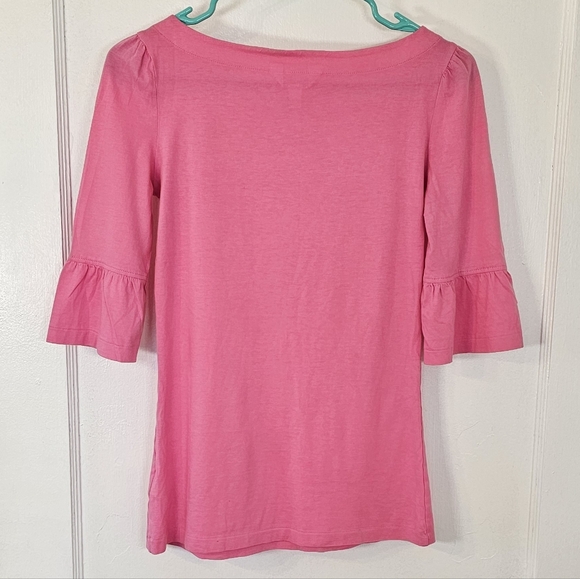 Pink Top with Ruffle Sleeves - Picture 2 of 7